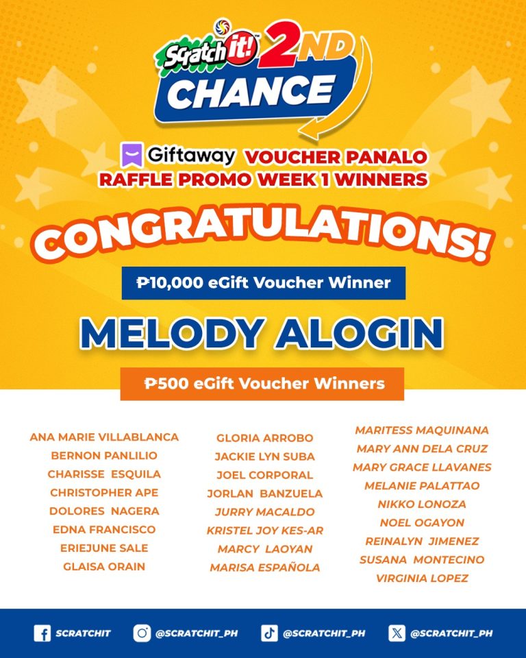 Giftaway Voucher Panalo Raffle Promo