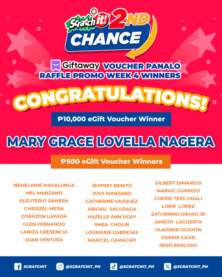 Giftaway Voucher Panalo Raffle Promo