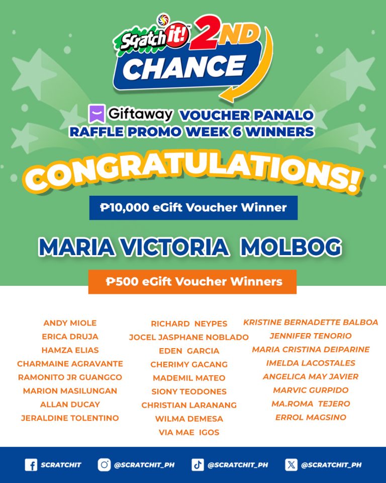 Giftaway Voucher Panalo Raffle Promo