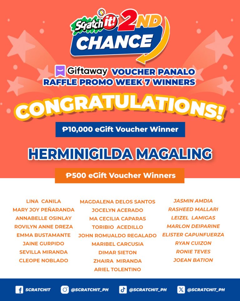 Giftaway Voucher Panalo Raffle Promo