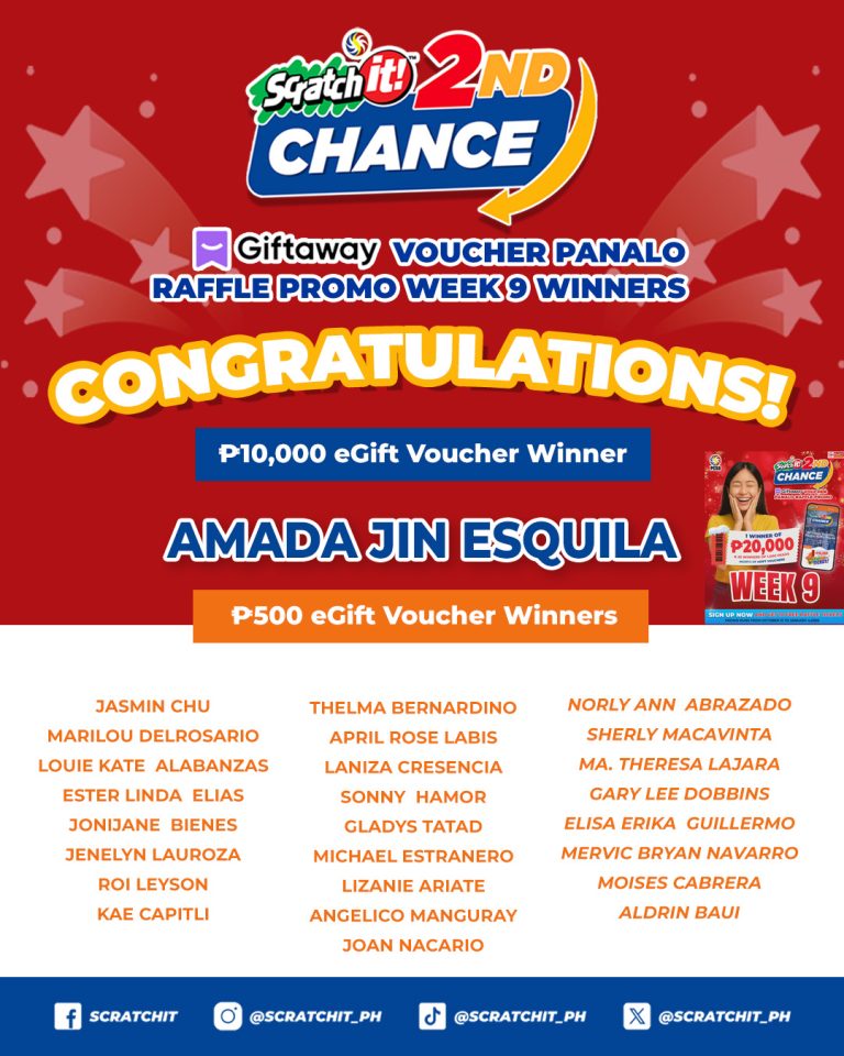 Giftaway Voucher Panalo Raffle Promo