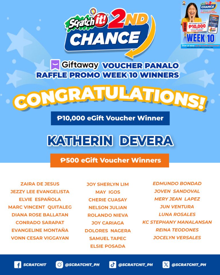 Giftaway Voucher Panalo Raffle Promo